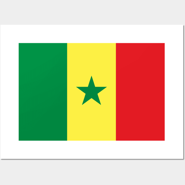 Flag of Senegal Wall Art by COUNTRY FLAGS